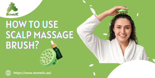 How to use scalp massage brush?